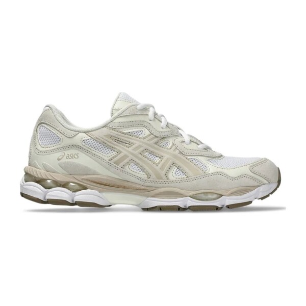 Asics GEL-NYC White and Feather Grey