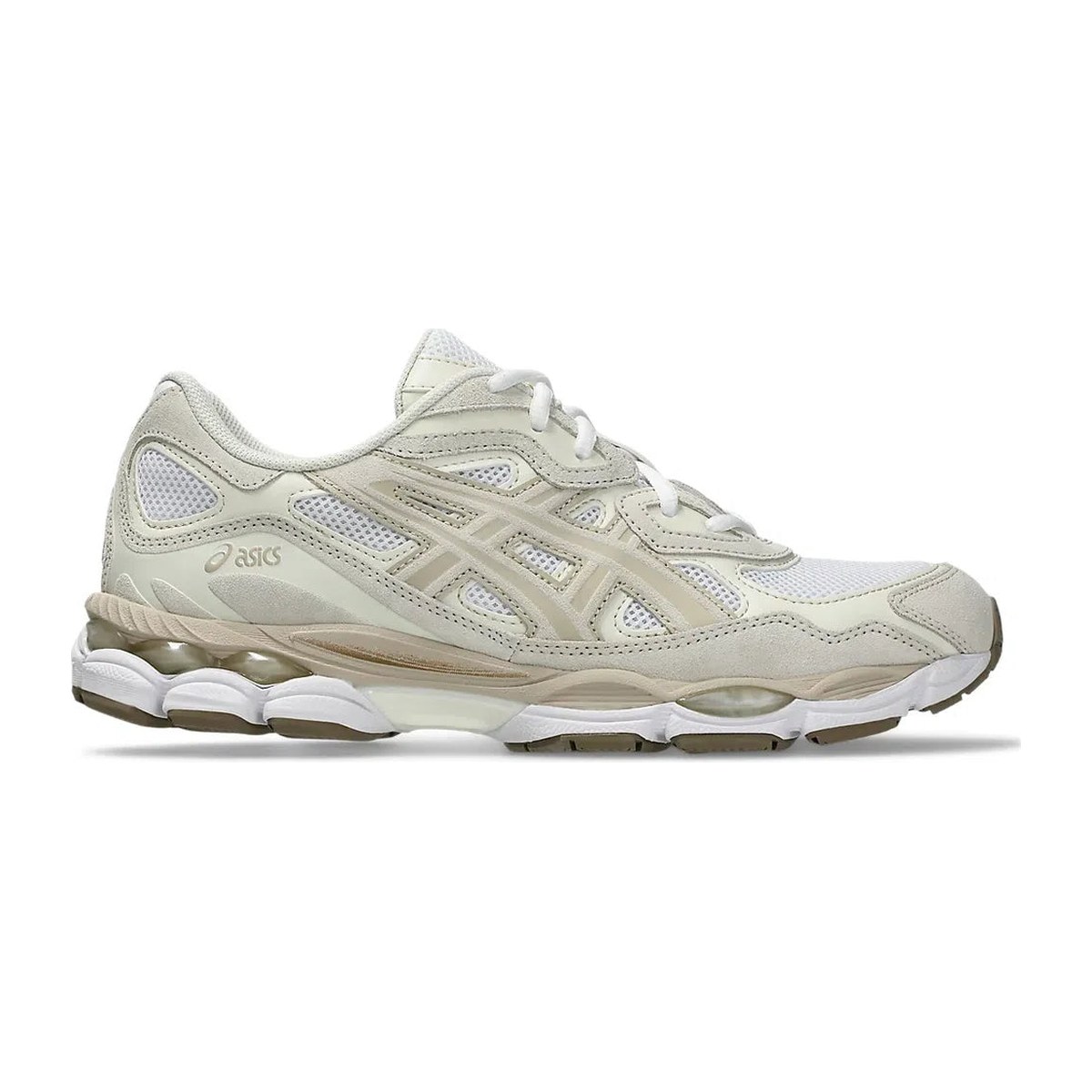 Asics GEL-NYC White and Feather Grey