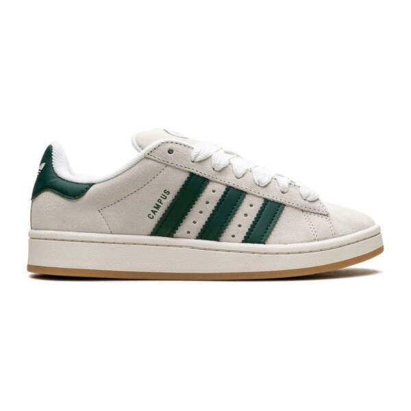 Adidas Original Campus 00s Crystal White Dark Green