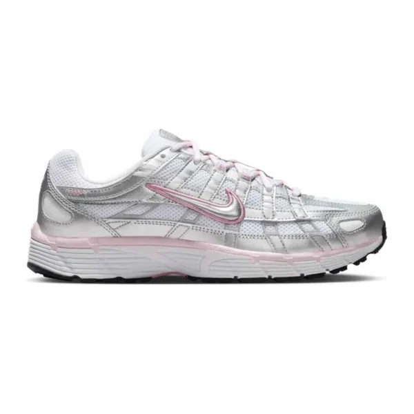 Nike P-6000 Metallic Silver and Pink