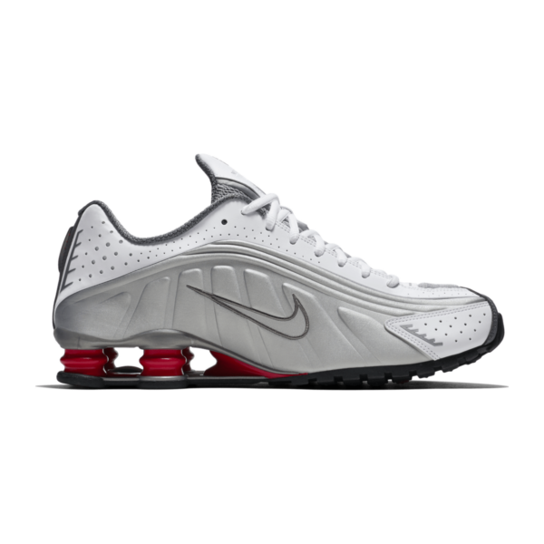 Nike Shox R4 Silver Comet Red