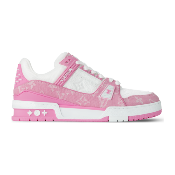 Louis Vuitton Trainer Pink Rose For Kids