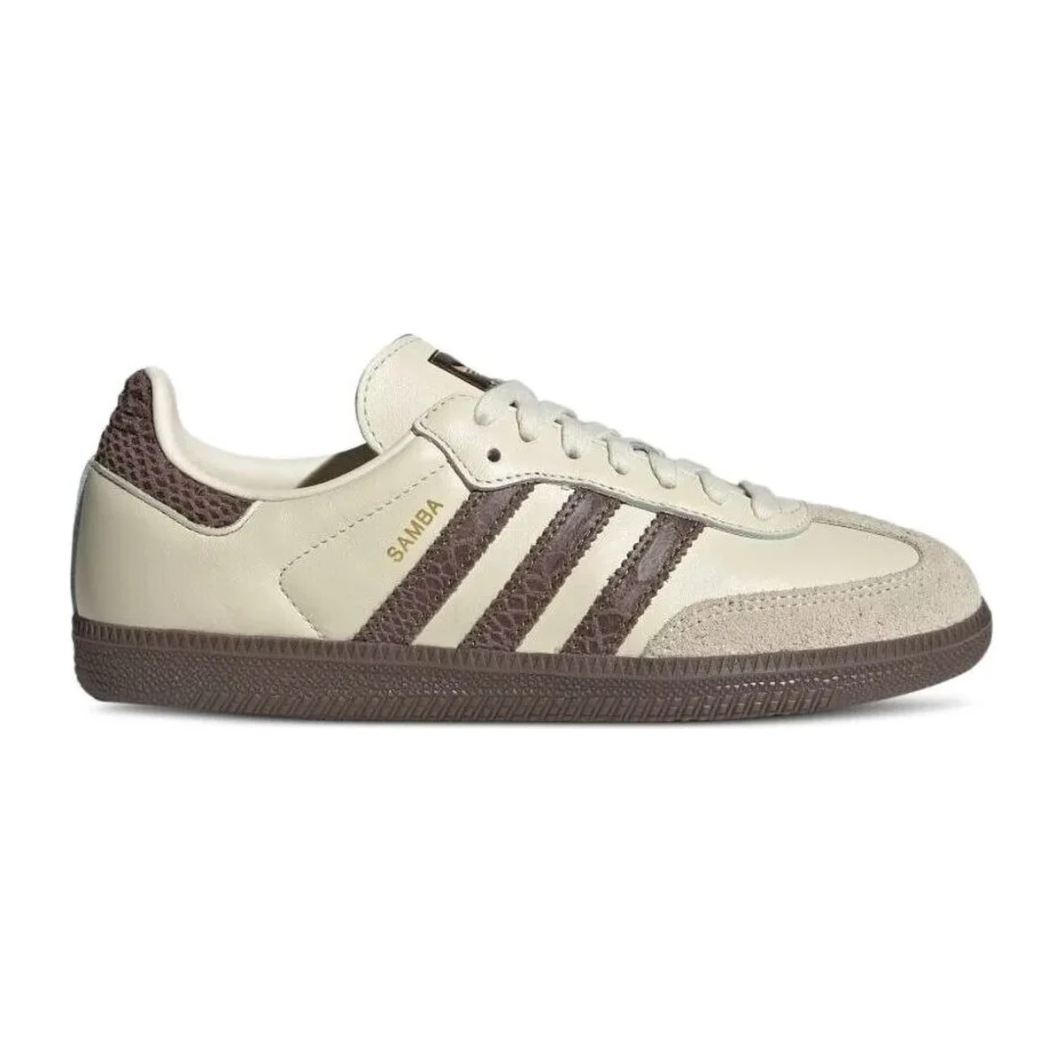 Adidas Samba OG  "cream white/earth strata/maroon"