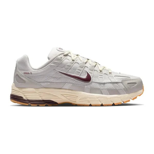 Nike P-6000 Light Grey Burgundy
