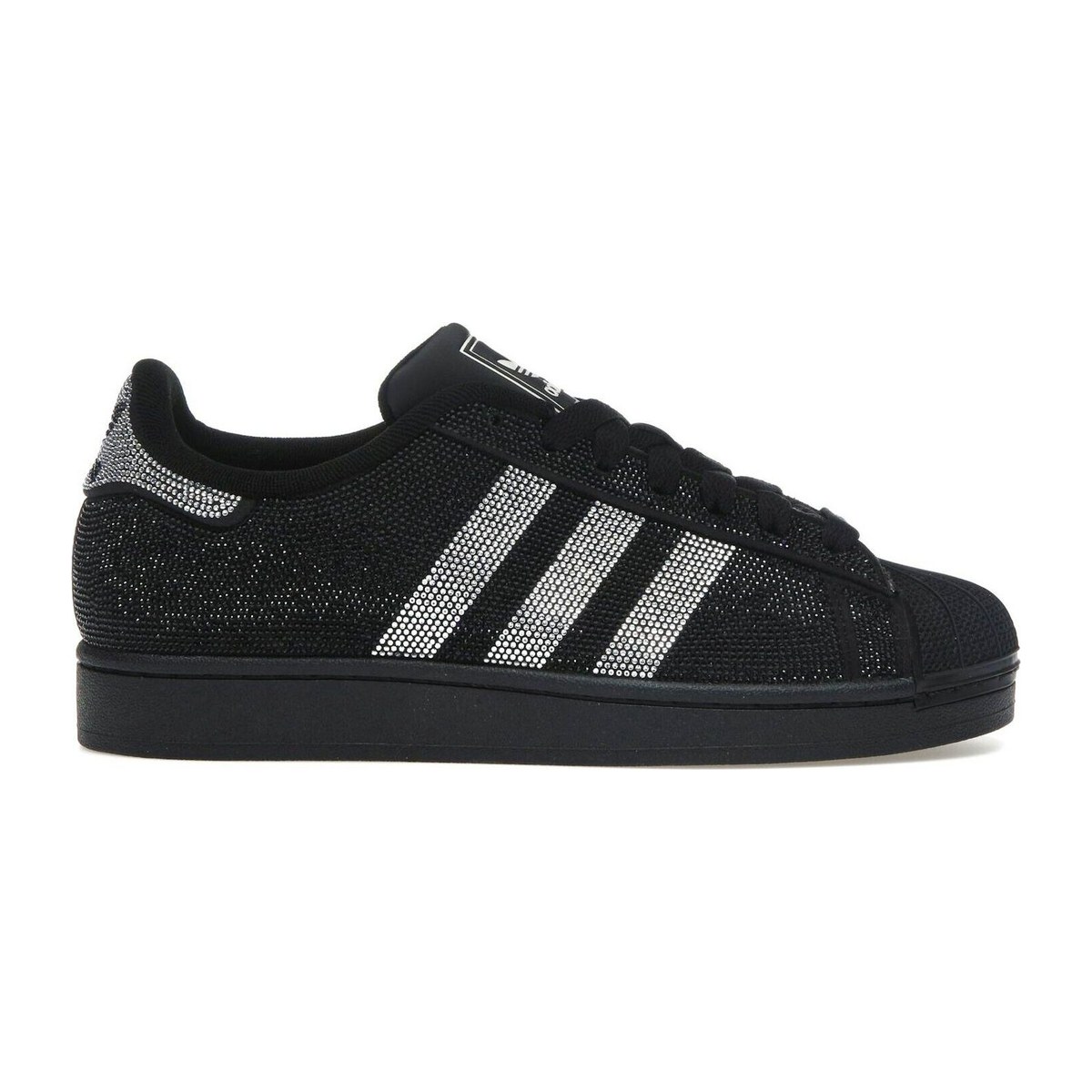 Adidas Superstar II Rhinestone Black Silver