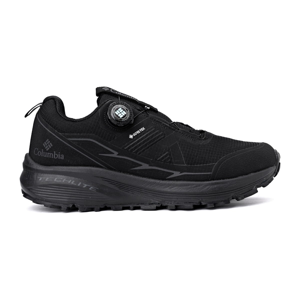 Columbia Leather Outdoor Sneakers BK - in black