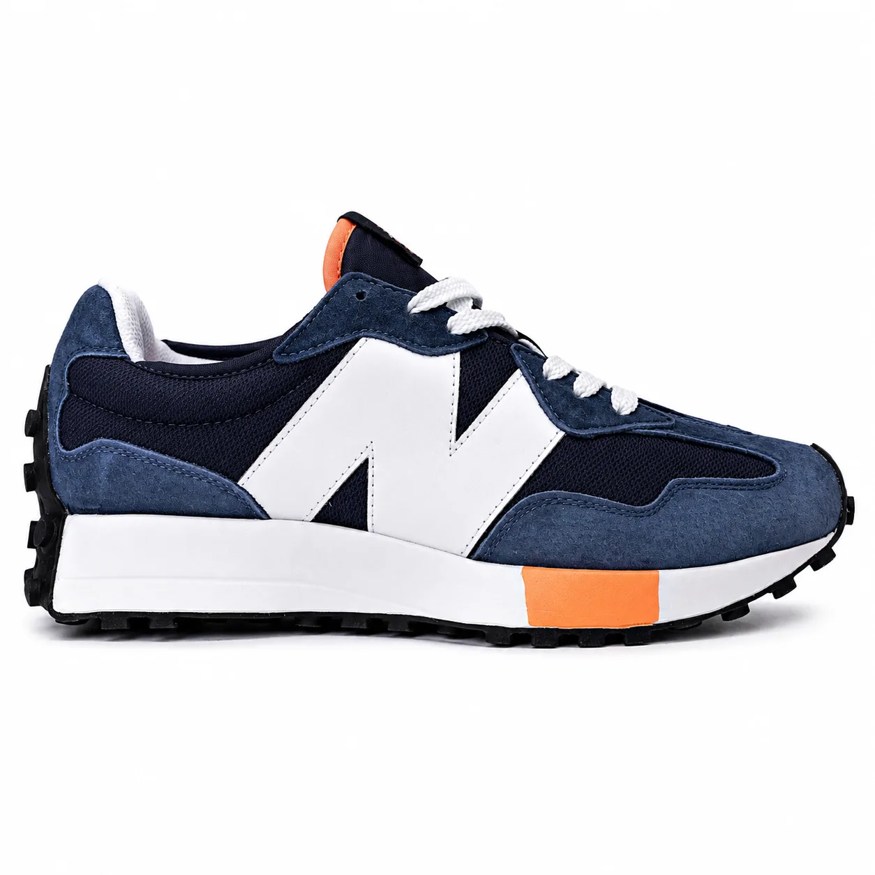 New Balance 327 Moonbeam "Navy White Orange"