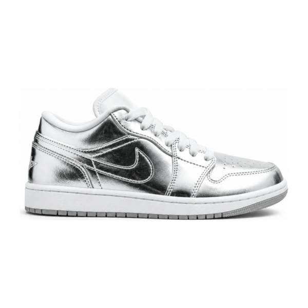 Nike Jordan 1 Low  SE Metallic Silver'