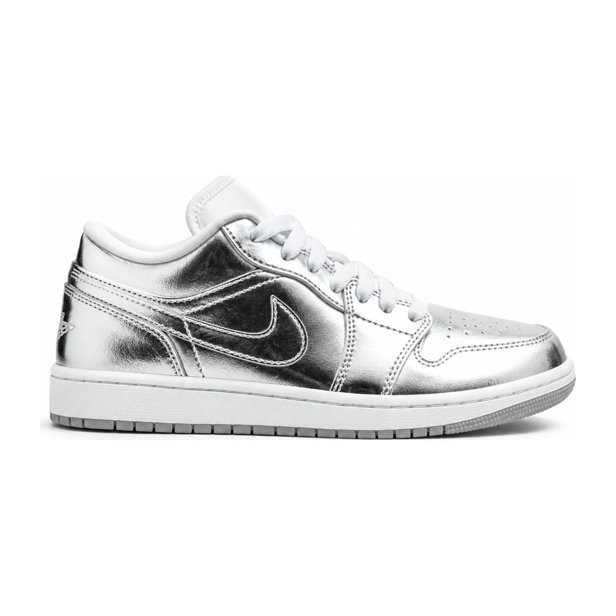 Nike Jordan 1 Low  SE Metallic Silver'